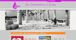Desktop Screenshot of eviancommerces.fr